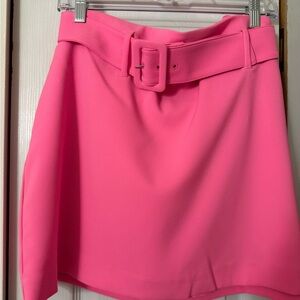 Express Pink Belted Women's Skirt